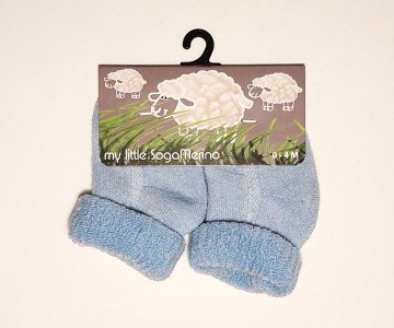 Babysokjes lichtblauw 3