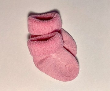 Babysokjes roze 1