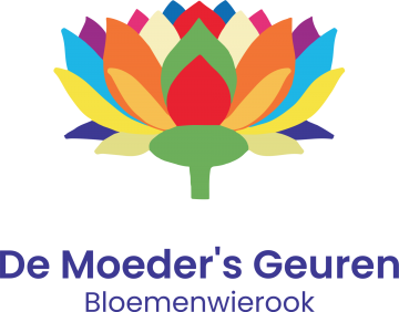 De moeders geuren bloemenwierook logo vierkant