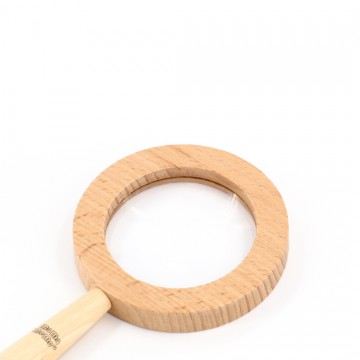 Houten vergrootglas 1