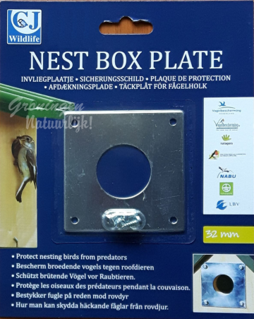 Invliegplaatje 32mm 1