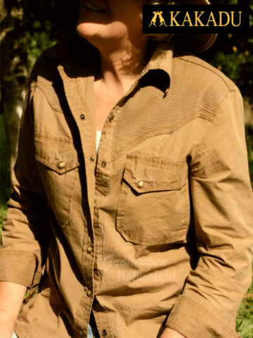 Kakadu damesblouse Dallas Mustard