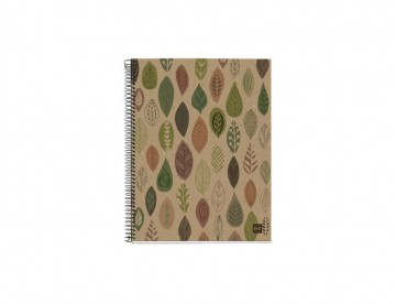 Leaves a5 gelijnd notebook miquelrius