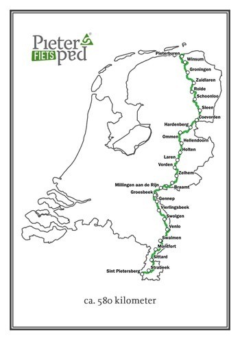 Pieterfietspadfietsenwandkaart 2023