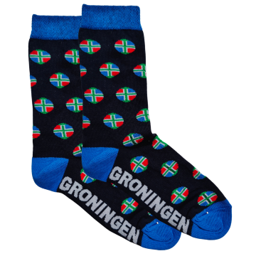 Sokken groningen vlag rond