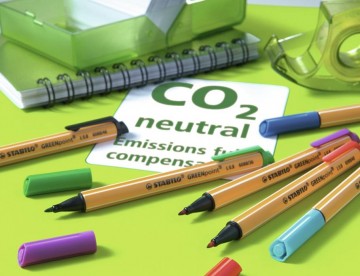 Stabilo fineliners greenpoint co2 3