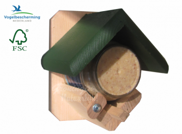 VBN Pindakaaspothouder van hout