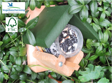 VBN Pindakaaspothouder van hout